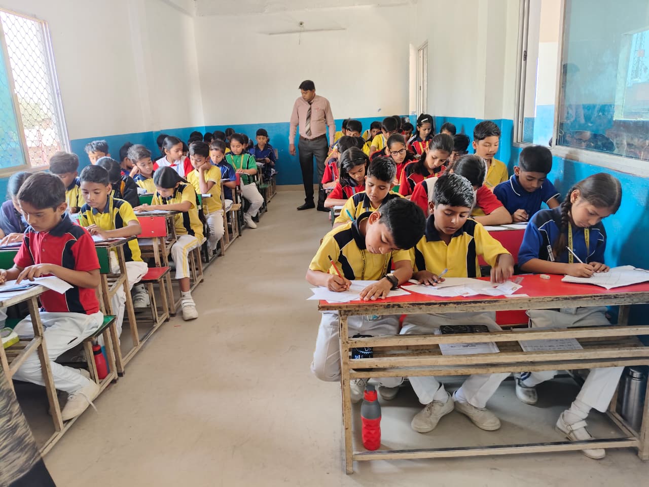 NPS school community event Aliganj Bazar